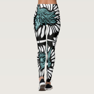 mandala art leggings