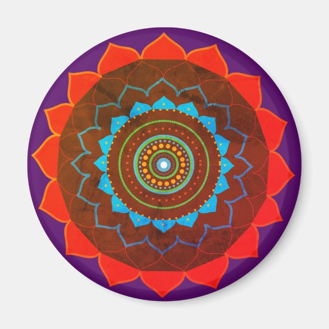 Mandala Art  Magnet (Front)