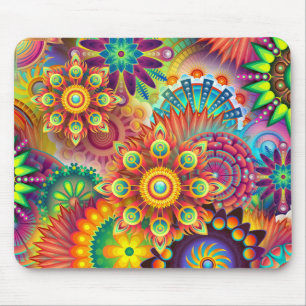 Mandala art mouse mat