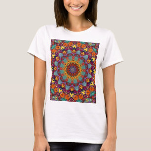 Mandala Art Multicolored Design T-Shirt