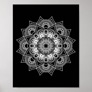 Mandala Art Sacred Geometry Spiritual Geometric Poster