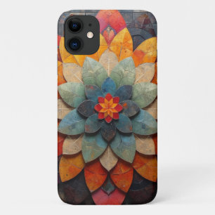 Mandala Art Textured Flower iPhone 11 Case