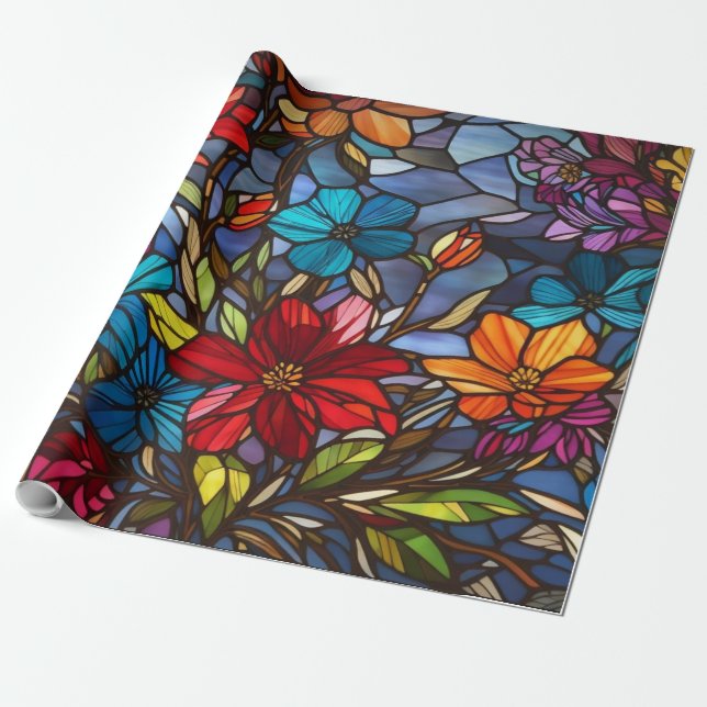 mandala art wrapping paper (Unrolled)