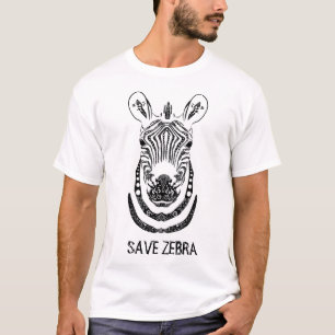 Mandala Art Zebra T-Shirt