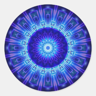 Mandala Atlantis created by Tutti Classic Round Sticker