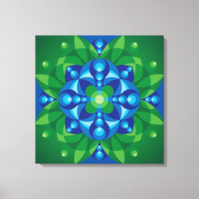 Mandala Awakening Canvas Print (Front)