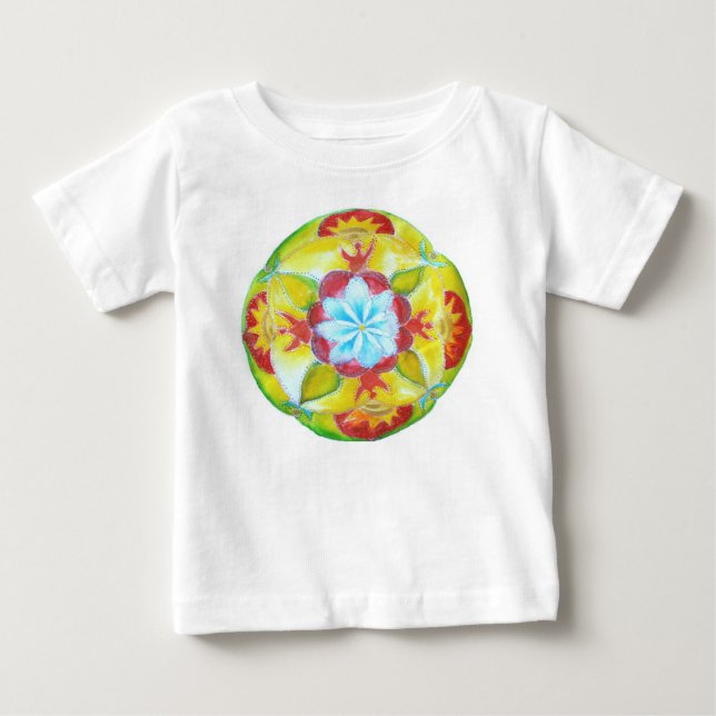 Mandala Baby Bodysuit (Front)