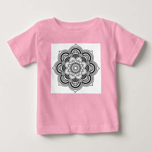 "Mandala" Baby T-Shirt (Front)