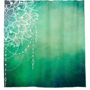 Mandala background mandala spiritual shower curtain