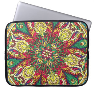 Mandala Bandanna: Vintage Seamless Design. Laptop Sleeve