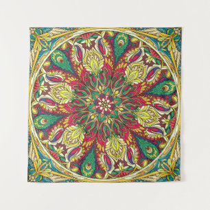 Mandala Bandanna: Vintage Seamless Design. Tapestry