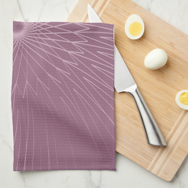 Mandala, Bicycle Wires 10 Tea Towel (Quarter Fold)