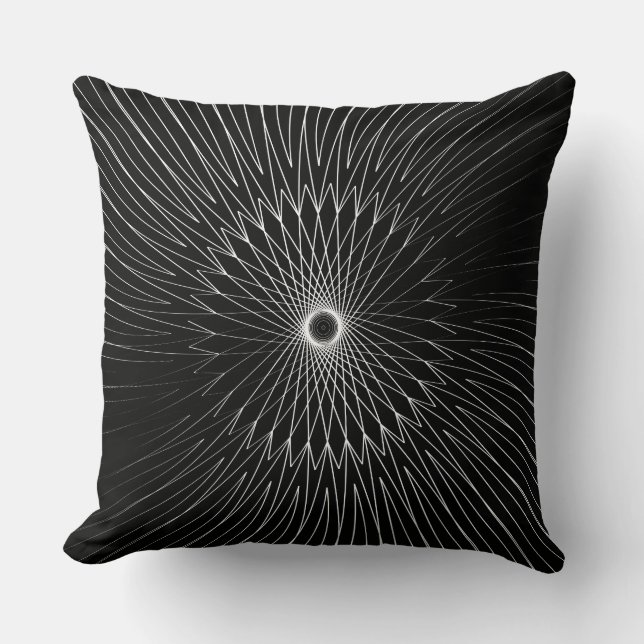 Mandala, Bicycle Wires 1 Cushion (Front)