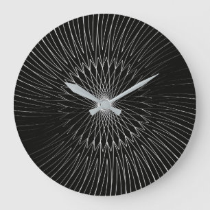 Mandala, Bicycle Wires 1 Large Clock