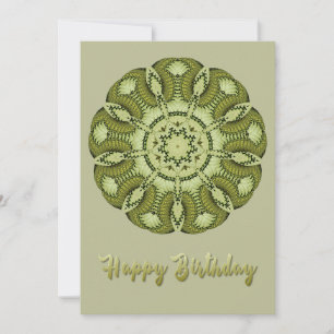Mandala Birthday Flat Card