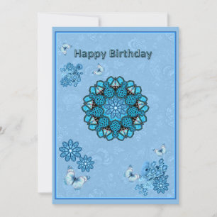 Mandala Birthday Flat Card