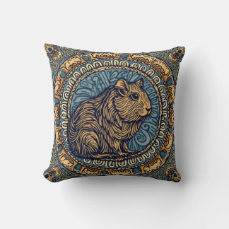 Mandala Bliss – Guinea Pig Boho TinyFur Cushion