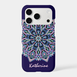 Mandala Blue Pink Green Spiritual.