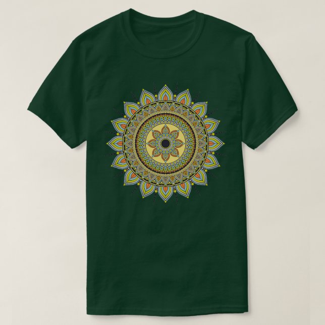 Mandala Bohemian style T-Shirt (Design Front)