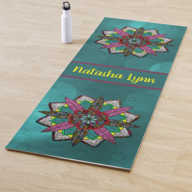 Mandala Bohemian Style Yoga Mat (In Situ)