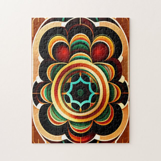 Mandala Boho Style Jigsaw Puzzle (Vertical)
