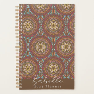 Mandala Brown Planner