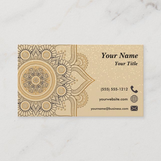 Mandala Business Card (Front)