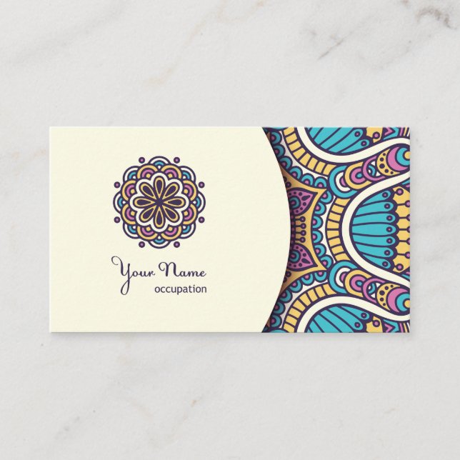 Mandala Business Card (Front)