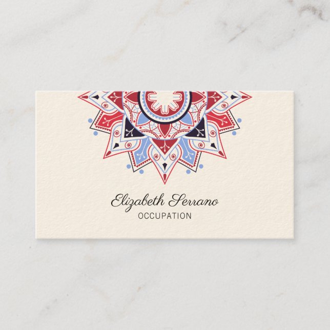 Mandala  business card (Front)