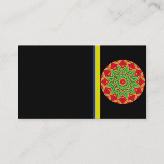 Mandala Business Card (Front)