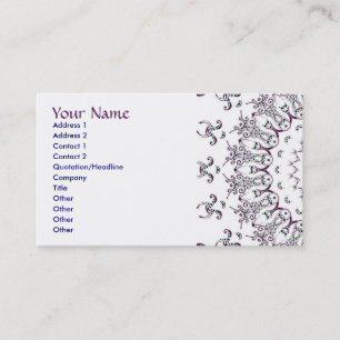 Mandala Business Card - Bilingual Version
