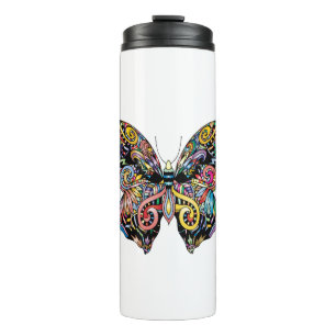 Mandala Butterfly Art Thermal Tumbler