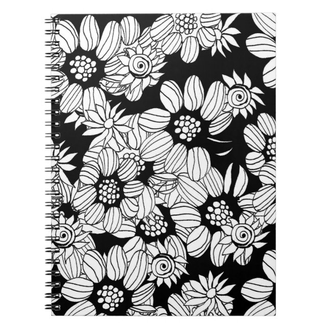 mandala calming colouring page notebook (Front)