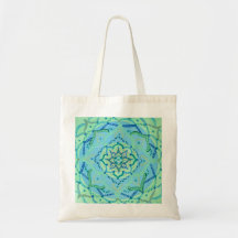 Mandala Canvas Tote