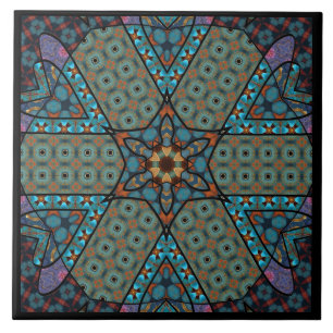 Mandala Ceramic Tile
