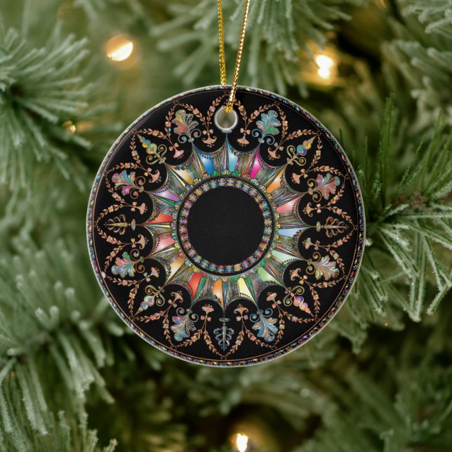 Mandala   ceramic tree decoration (Tree)