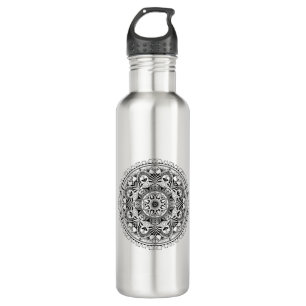 Mandala Circle 710 Ml Water Bottle