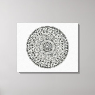 Mandala Circle Canvas Print