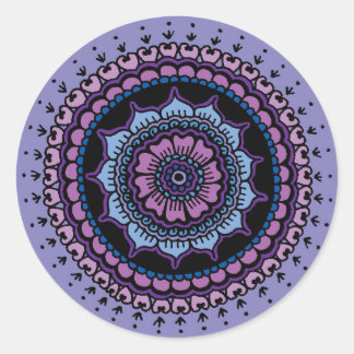 Mandala Classic Round Sticker