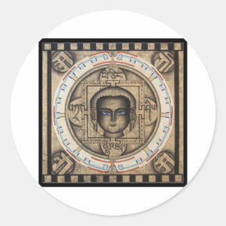 Mandala Classic Round Sticker