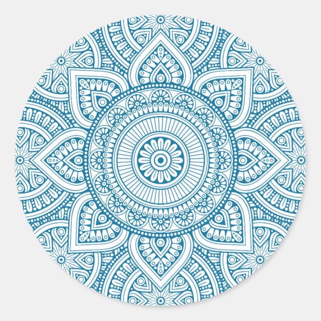 Mandala Classic Round Sticker (Front)