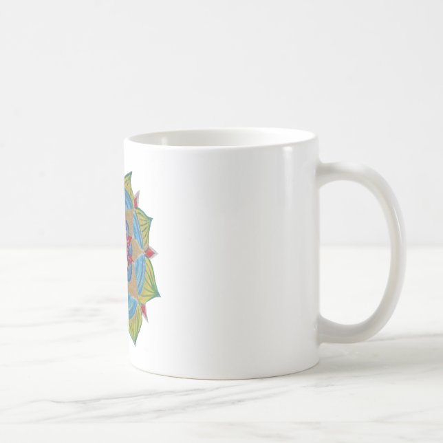 Mandala  Classic White Mug (Right)