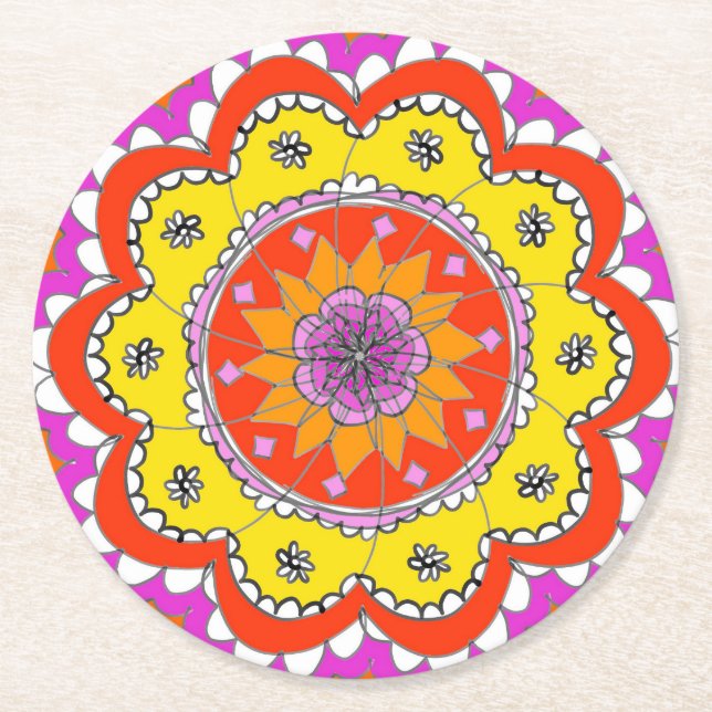 Mandala Coasters (Front)