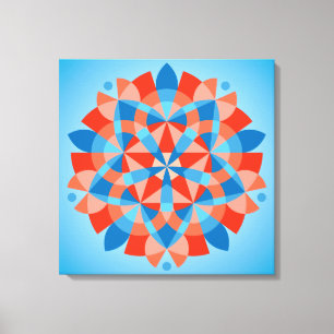 Mandala Cognition Canvas Print