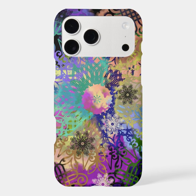 Mandala colorful geometric lace (Back)