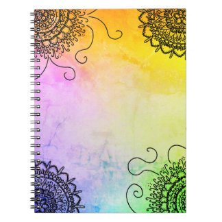 Mandala colorful notebook