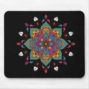 "Mandala" coloured Mouse Mat