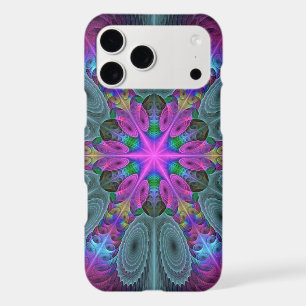 Mandala Colourful Spiritual Fractal Art With Pink