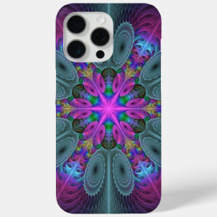 Mandala Colourful Striking Fractal Art Kaleidoscop iPhone 15 Pro Max Case