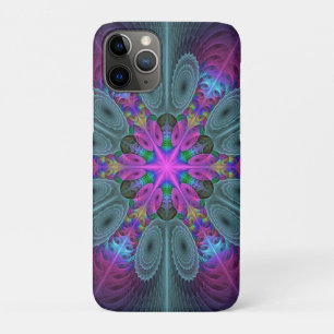Mandala Colourful Striking Fractal Art Kaleidoscop iPhone 11 Pro Case